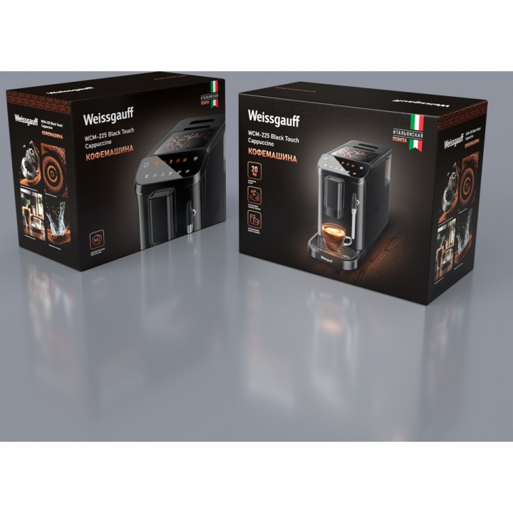Фото Alt Кофемашина Weissgauff  WCM-225 Black Touch Cappuccino - 29