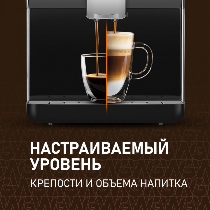 Фото Alt Кофемашина Weissgauff  WCM-330 TFT Touch Cappuccino Nero - 7