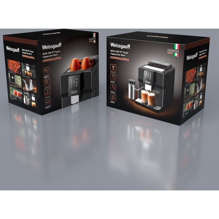 Фото Alt Кофемашина Weissgauff  WCM-330 TFT Touch Cappuccino Nero - 35