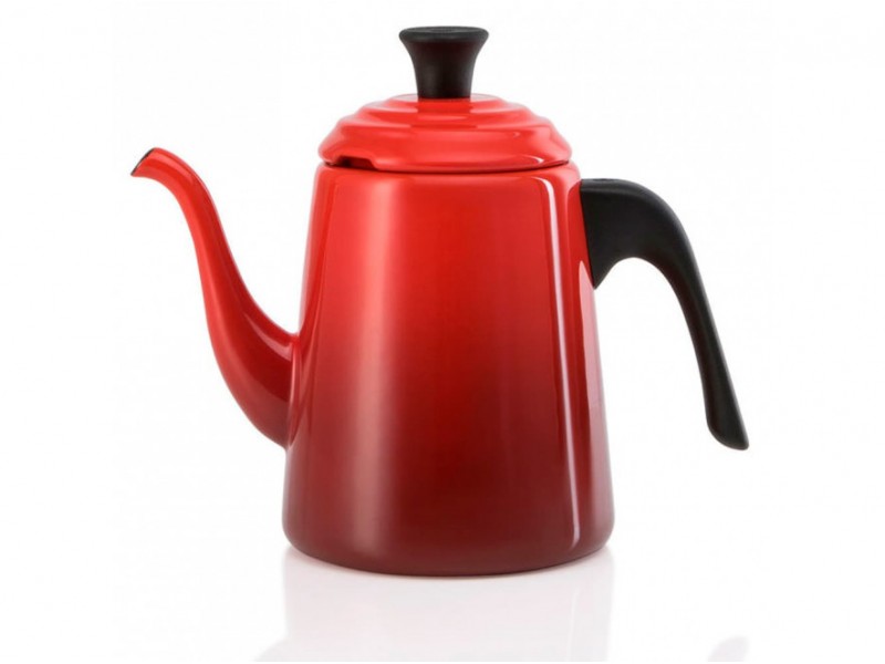 Фото Alt Чайник для пуровера 0,7 л Вишня, Le Creuset, 40110020600000, Эмалированная сталь