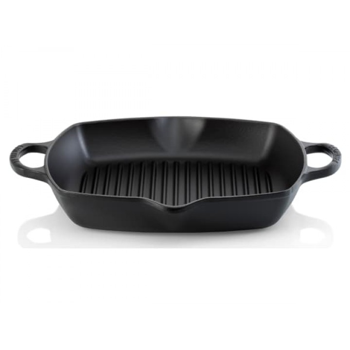 Фото Title Гриль глубокий квадратный 30 см Чёрный, Le Creuset, 20200300000422, Чугун - 1 Фото Alt Гриль глубокий квадратный 30 см Чёрный, Le Creuset, 20200300000422, Чугун - 1