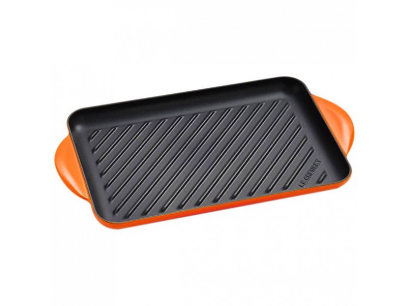 Фото Title Гриль прямоугольный 32 см Огненная лава, Le Creuset, 20202320900460, Чугун Фото Alt Гриль прямоугольный 32 см Огненная лава, Le Creuset, 20202320900460, Чугун