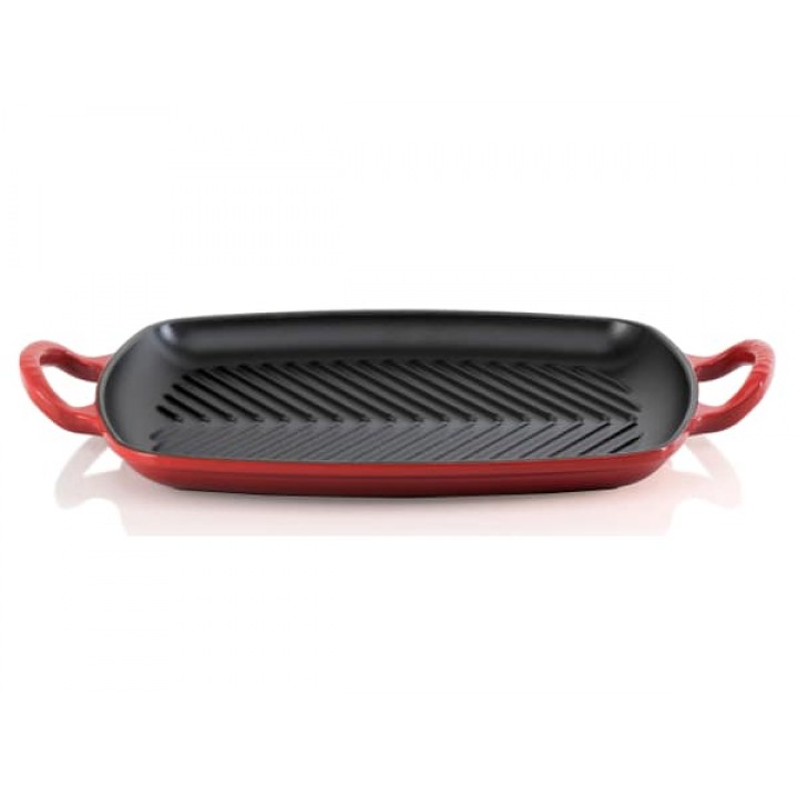 Фото Title Гриль прямоугольный с низкими бортиками 30 см Вишня, Le Creuset, 20201300600422, Чугун - 1 Фото Alt Гриль прямоугольный с низкими бортиками 30 см Вишня, Le Creuset, 20201300600422, Чугун - 1