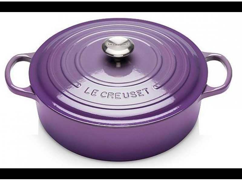 Фото Alt Кастрюля для ризотто 30 см Ультрафиолет, стальная ручка, Le Creuset, 21179307222430, Чугун
