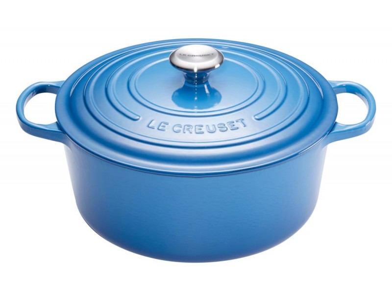 Фото Title Кастрюля круглая 26 см Марсель, стальная ручка, Le Creuset, 21177262002430, Чугун Фото Alt Кастрюля круглая 26 см Марсель, стальная ручка, Le Creuset, 21177262002430, Чугун