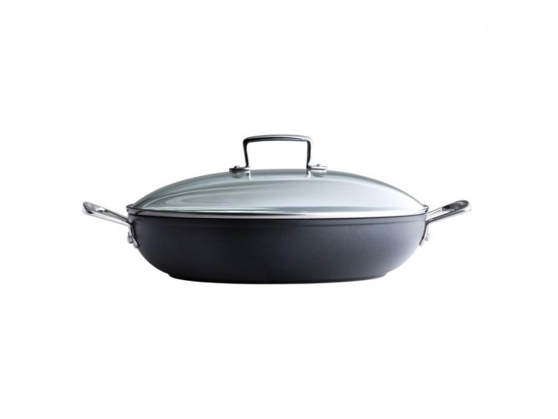 Фото Alt Кастрюля низкая со стеклянной крышкой 28 см, Le Creuset, 96200728000000, Кованый алюминий