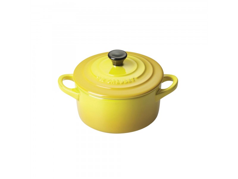 Фото Alt Кокотница 10 см Жёлтый, Le Creuset, 71901104030100, Керамика