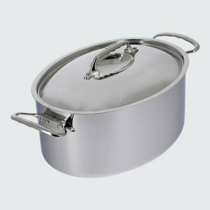 Кухонная посуда De Buyer серия АФФИНИТИ 3726.30 Кокот овальный с крышкой, 30 см., 6,5 л.