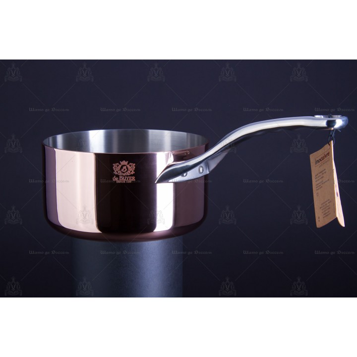 Медная кастрюля с ручкой из нержавеющей стали De Buyer Прима Матера 6206.24