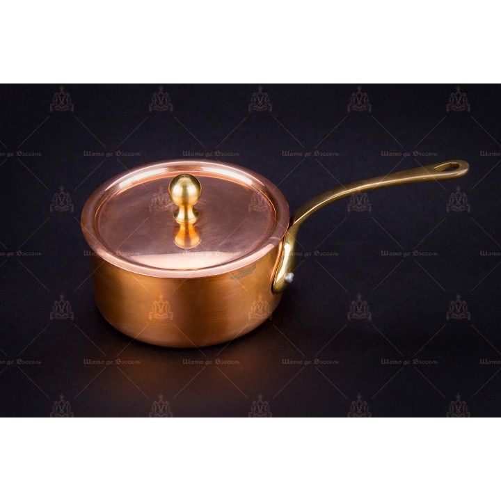 Мини кастрюлька с ручкой, медь De Buyer 6453.09