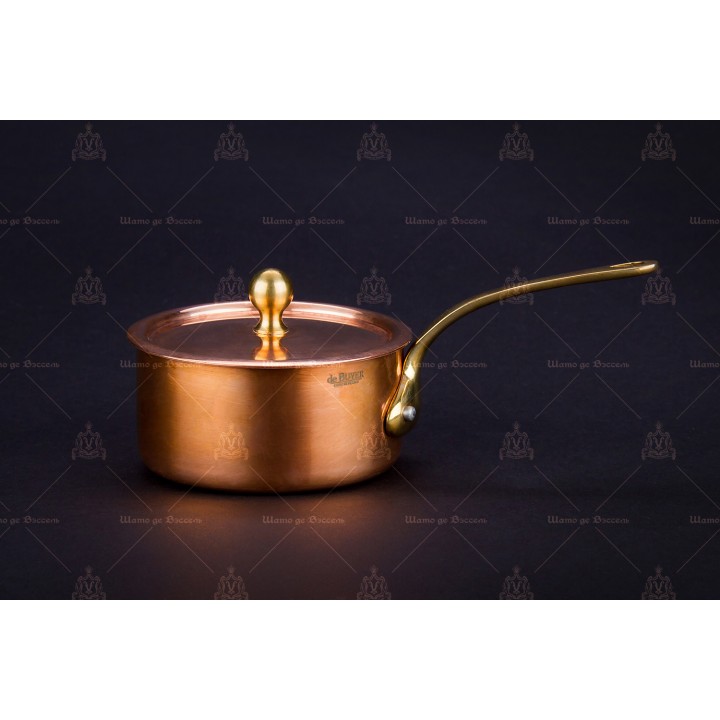 Фото Alt Мини кастрюлька с ручкой, медь De Buyer 6453.09 - 2