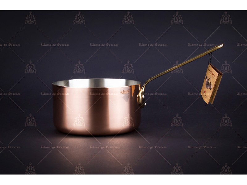 Фото Alt Мини кастрюлька с ручкой, медь De Buyer VIP 6445.10