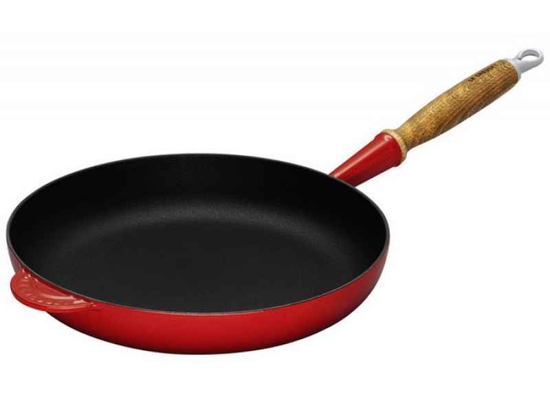 Фото Alt Сковорода с деревянной ручкой 26 см Вишня , Le Creuset, 20058260600460, Чугун