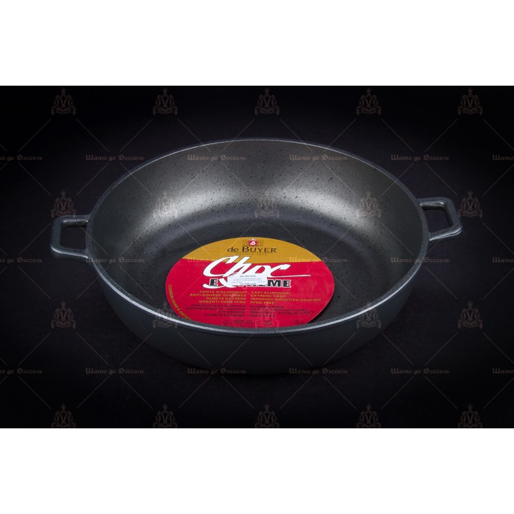 Сотейник антипригарный с 2-мя ручками De Buyer Шок-Экстрим 8313.28