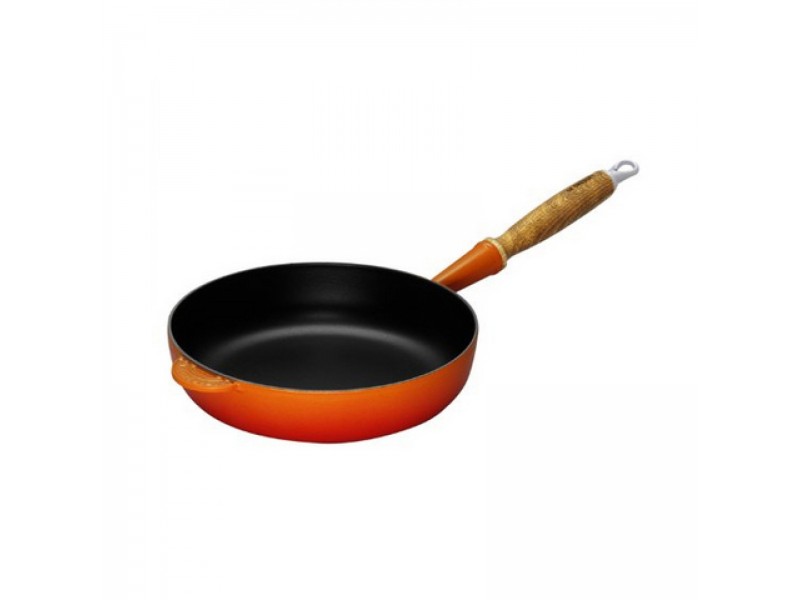 Фото Title Сотейник с деревянной ручкой 28 см Огненная лава, Le Creuset, 20059280900460, Чугун Фото Alt Сотейник с деревянной ручкой 28 см Огненная лава, Le Creuset, 20059280900460, Чугун