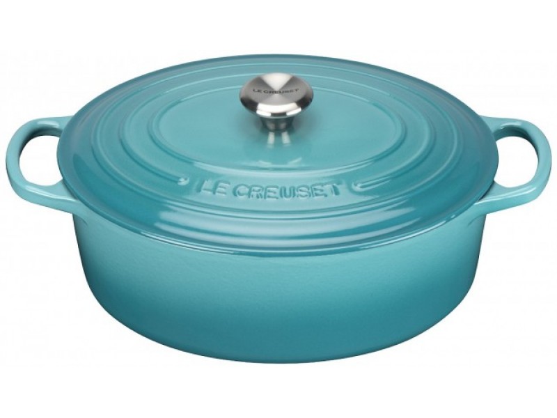 Фото Title Утятница 27 см Бирюза, стальная ручка , Le Creuset, 21178271702430, Чугун Фото Alt Утятница 27 см Бирюза, стальная ручка , Le Creuset, 21178271702430, Чугун