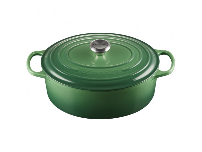 Фото Title Утятница 31 см, Зелёный бамбук, стальная ручка, LE CREUSET, 21178314082430, чугун Фото Alt Утятница 31 см, Зелёный бамбук, стальная ручка, LE CREUSET, 21178314082430, чугун
