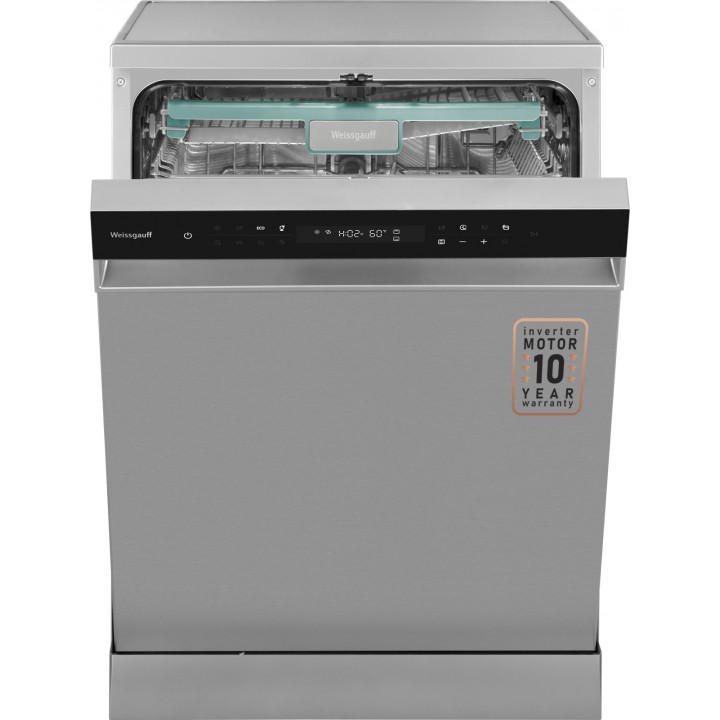 Фото Title Посудомоечная машина с авто-открыванием и инвертором Weissgauff DW 6138 Inverter Touch Inox - 12 Фото Alt Посудомоечная машина с авто-открыванием и инвертором Weissgauff DW 6138 Inverter Touch Inox - 12
