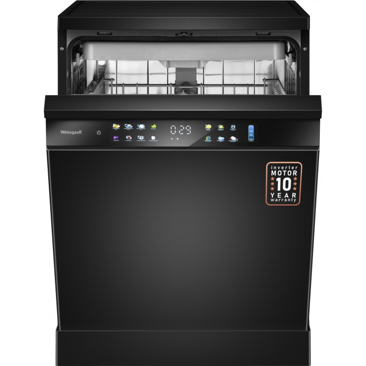 Фото Title Посудомоечная машина с авто-открыванием и инвертором Weissgauff DW 6138 Touch Inverter Autoopen Black - 18 Фото Alt Посудомоечная машина с авто-открыванием и инвертором Weissgauff DW 6138 Touch Inverter Autoopen Black - 18