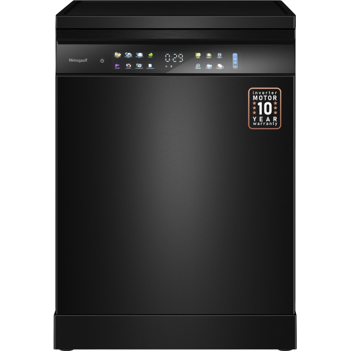 Фото Title Посудомоечная машина с авто-открыванием и инвертором Weissgauff DW 6138 Touch Inverter Autoopen Black - 19 Фото Alt Посудомоечная машина с авто-открыванием и инвертором Weissgauff DW 6138 Touch Inverter Autoopen Black - 19