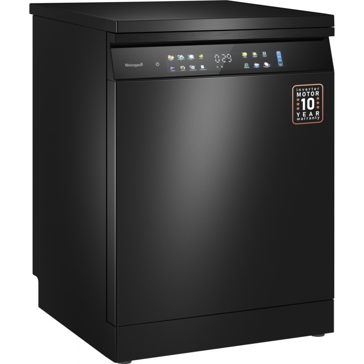 Фото Title Посудомоечная машина с авто-открыванием и инвертором Weissgauff DW 6138 Touch Inverter Autoopen Black - 22 Фото Alt Посудомоечная машина с авто-открыванием и инвертором Weissgauff DW 6138 Touch Inverter Autoopen Black - 22