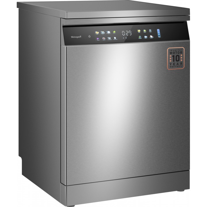 Фото Title Посудомоечная машина с авто-открыванием и инвертором Weissgauff DW 6138 Touch Inverter Autoopen Inox - 22 Фото Alt Посудомоечная машина с авто-открыванием и инвертором Weissgauff DW 6138 Touch Inverter Autoopen Inox - 22