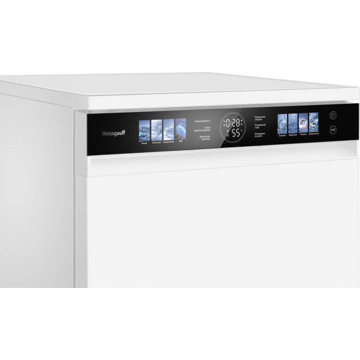 Фото Title Посудомоечная машина с инвертором Weissgauff DW 999 Touch Inverter Dual Fan Dry - 24 Фото Alt Посудомоечная машина с инвертором Weissgauff DW 999 Touch Inverter Dual Fan Dry - 24