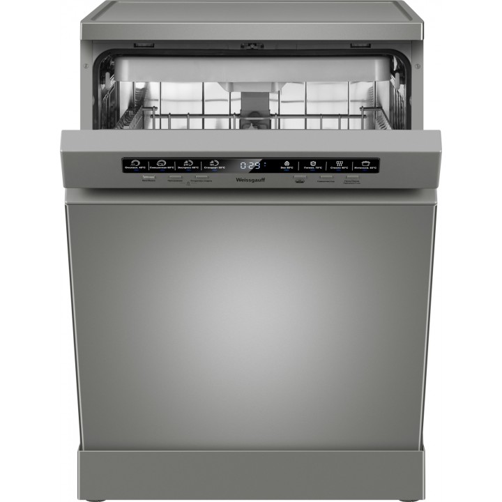 Фото Title Посудомоечная машина Weissgauff DW 6038 D Dual Wash Silver - 15 Фото Alt Посудомоечная машина Weissgauff DW 6038 D Dual Wash Silver - 15