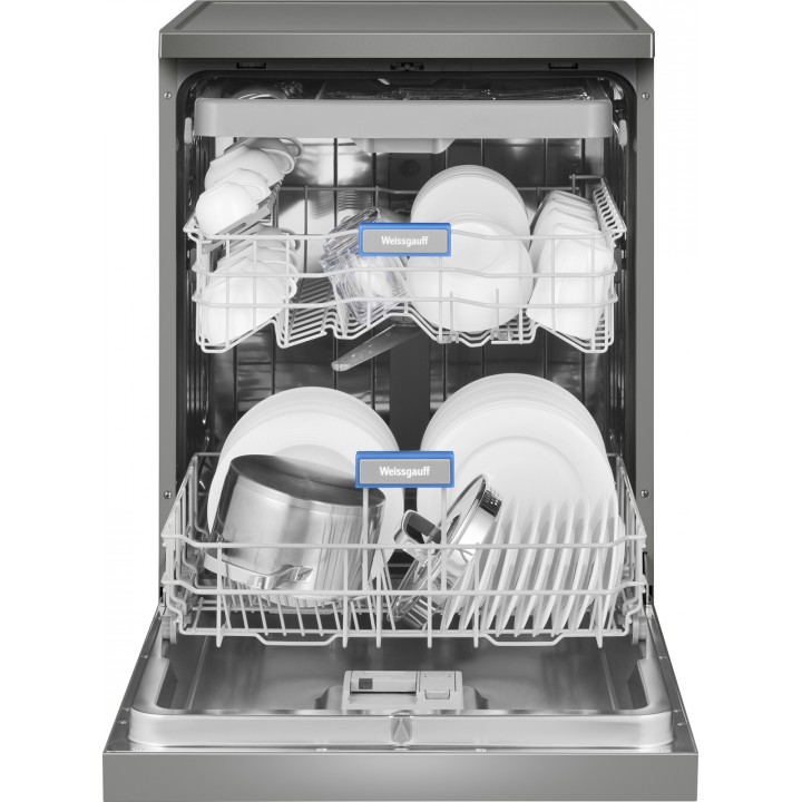 Фото Title Посудомоечная машина Weissgauff DW 6038 D Dual Wash Silver - 17 Фото Alt Посудомоечная машина Weissgauff DW 6038 D Dual Wash Silver - 17