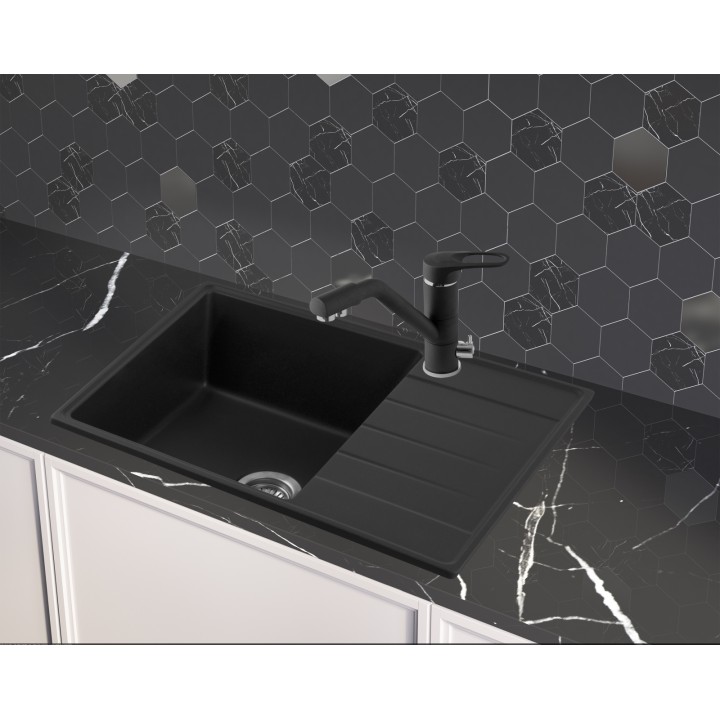 Фото Alt Смеситель Weissgauff  WG 01008 Anthracite - 1