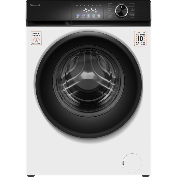 Фото Title Cтиральная машина с инвертором и паром Weissgauff WM 45126 Inverter Steam Color Touch - 14 Фото Alt Cтиральная машина с инвертором и паром Weissgauff WM 45126 Inverter Steam Color Touch - 14