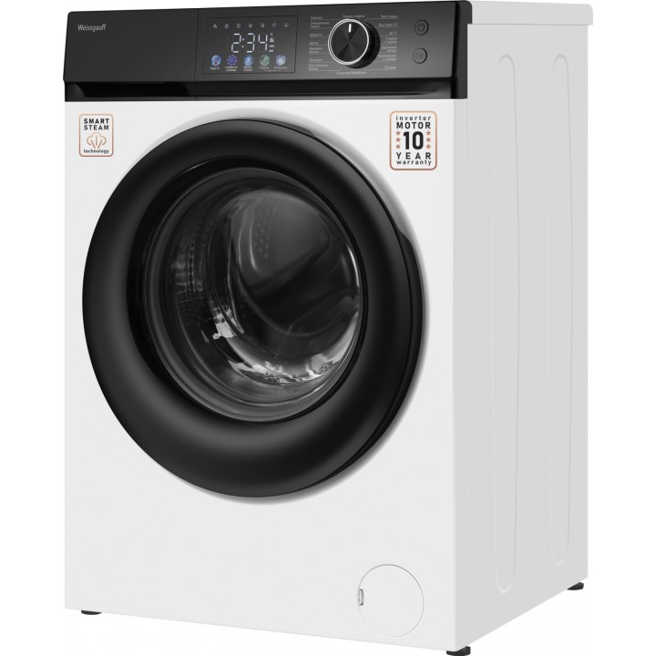 Фото Title Cтиральная машина с инвертором и паром Weissgauff WM 45126 Inverter Steam Color Touch - 17 Фото Alt Cтиральная машина с инвертором и паром Weissgauff WM 45126 Inverter Steam Color Touch - 17
