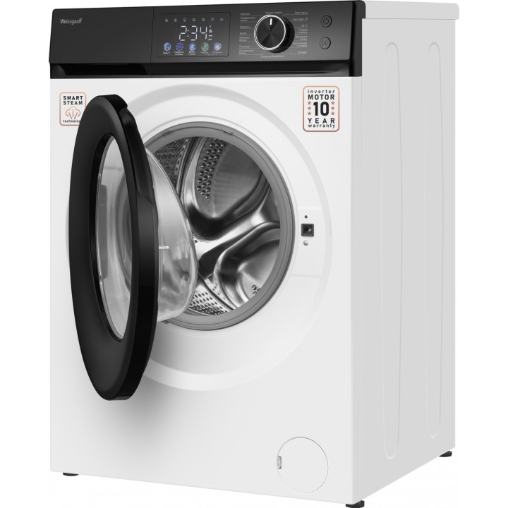 Фото Title Cтиральная машина с инвертором и паром Weissgauff WM 45126 Inverter Steam Color Touch - 18 Фото Alt Cтиральная машина с инвертором и паром Weissgauff WM 45126 Inverter Steam Color Touch - 18