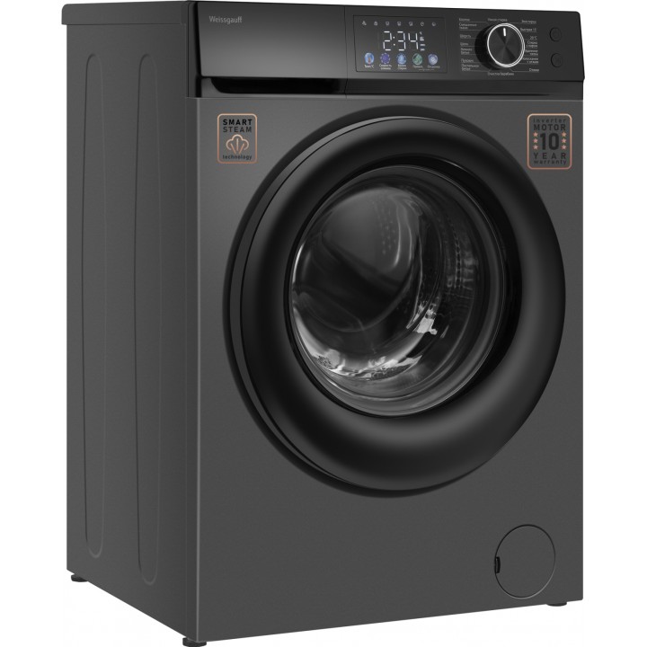 Фото Title Cтиральная машина с инвертором и паром Weissgauff WM 45127 Inverter Steam Color Touch Grey - 16 Фото Alt Cтиральная машина с инвертором и паром Weissgauff WM 45127 Inverter Steam Color Touch Grey - 16