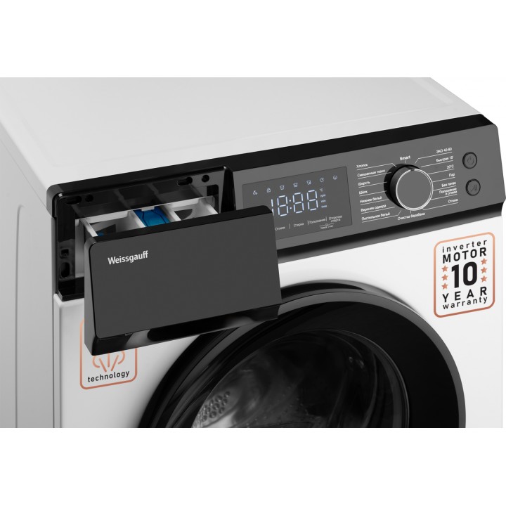 Фото Alt Cтиральная машина с инвертором и паром Weissgauff  WM 45127 Inverter Steam Touch - 15