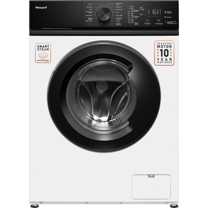 Фото Alt Cтиральная машина с инвертором и паром Weissgauff  WM 4527 DC Inverter Steam - 9
