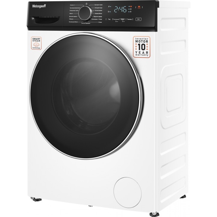 Фото Alt Cтиральная машина с инвертором и паром Weissgauff  WM 4627 Touch Inverter Steam - 17