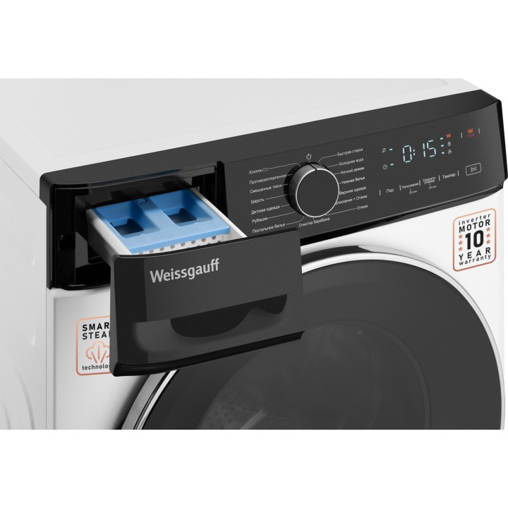 Фото Alt Cтиральная машина с инвертором и паром Weissgauff  WM 4627 Touch Inverter Steam - 20