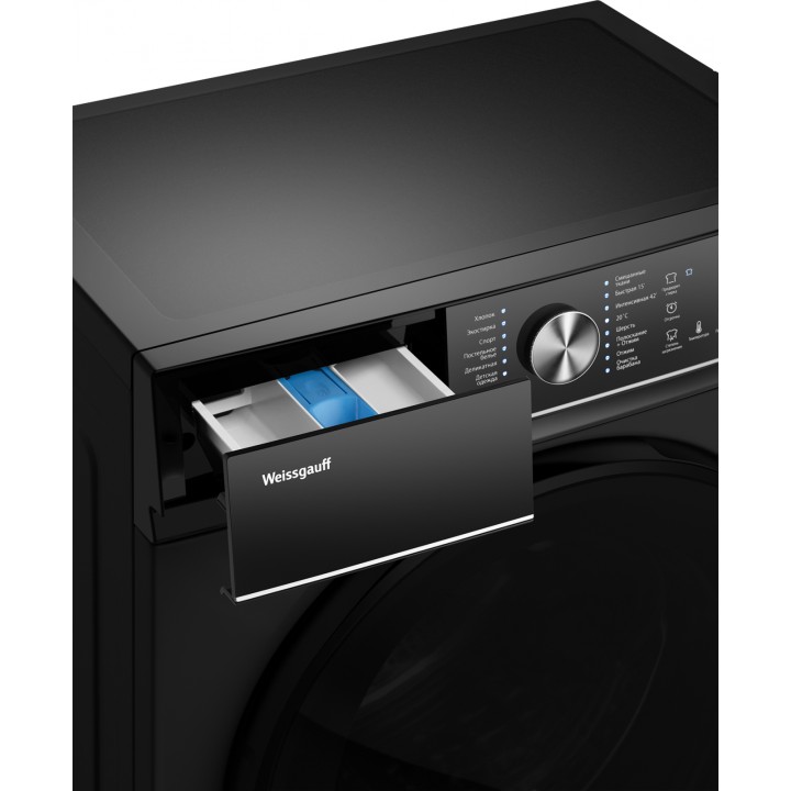 Фото Alt Cтиральная машина с инвертором и паром Weissgauff  WM 47147 DC Inverter Steam Black - 21