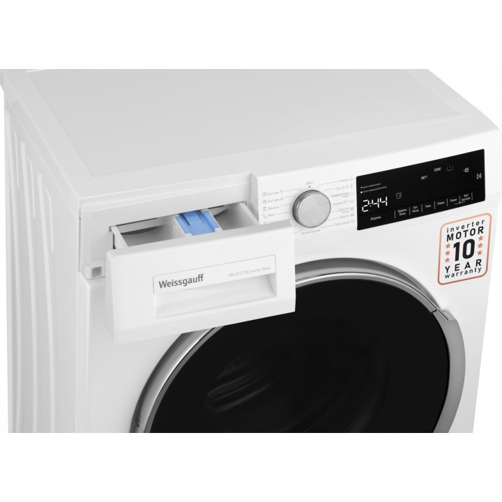 Фото Alt Cтиральная машина с инвертором и паром Weissgauff  WM 49127 DS Inverter Steam - 13
