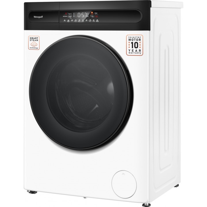 Фото Title Cтиральная машина с инвертором и паром Weissgauff WM 4948 Inverter Steam - 14 Фото Alt Cтиральная машина с инвертором и паром Weissgauff WM 4948 Inverter Steam - 14