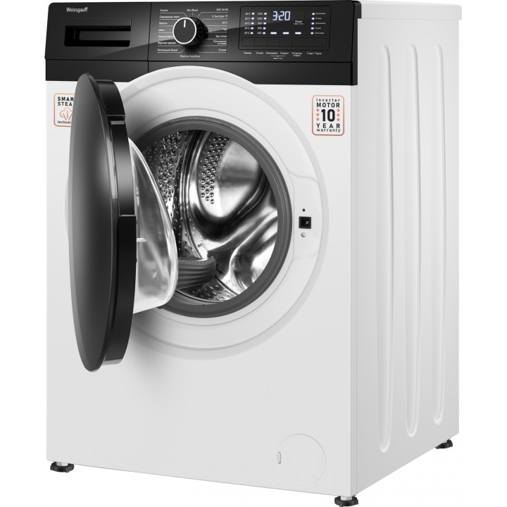 Фото Alt Cтиральная машина с инвертором и паром Weissgauff  WM 61210 DC Inverter Steam - 15