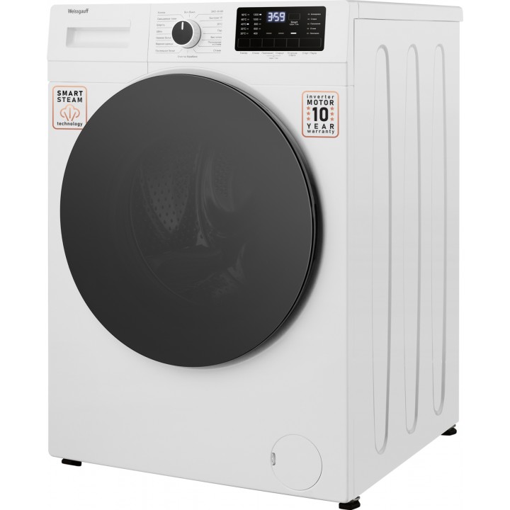 Фото Alt Cтиральная машина с инвертором и паром Weissgauff  WM 61212 DC Inverter Steam - 11