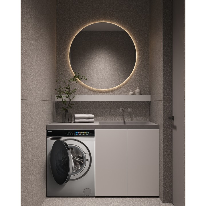 Фото Alt Cтиральная машина с инвертором и паром Weissgauff  WM 998 Full Touch DC Inverter Steam Silver - 19