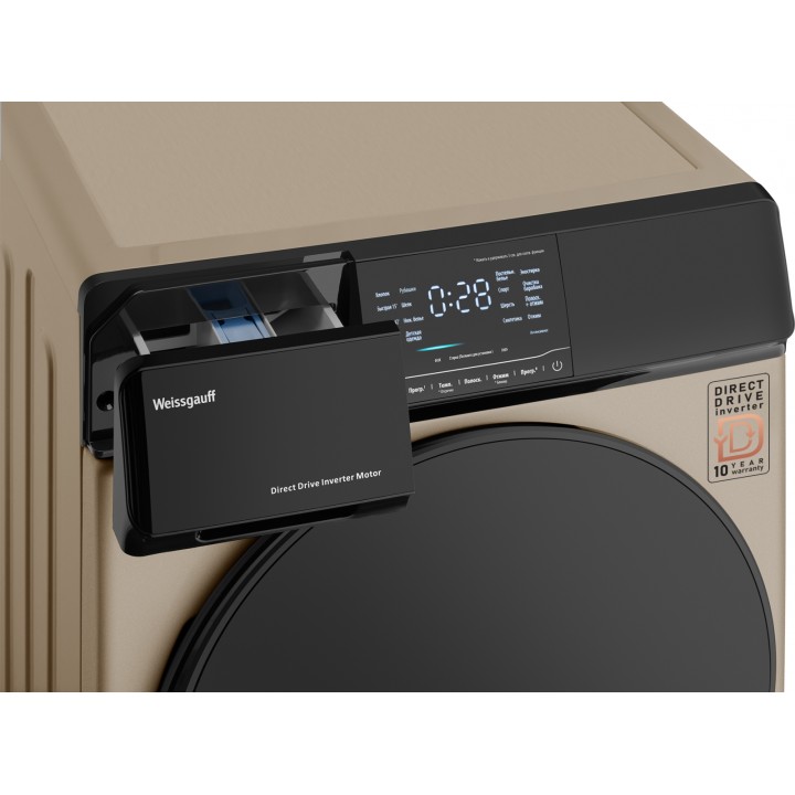 Фото Title Cтиральная машина с прямым приводом и инвертором Weissgauff WM 4927 Direct Drive Inverter Premium Champagne - 20 Фото Alt Cтиральная машина с прямым приводом и инвертором Weissgauff WM 4927 Direct Drive Inverter Premium Champagne - 20