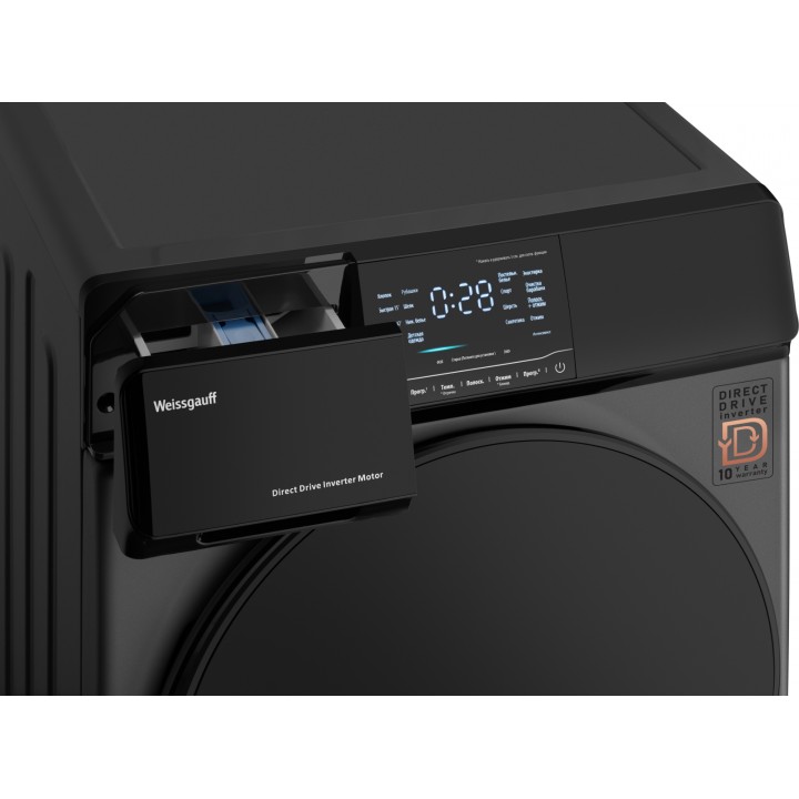 Фото Alt Cтиральная машина с прямым приводом и инвертором Weissgauff  WM 4927 Direct Drive Inverter Premium Deep Grey - 20