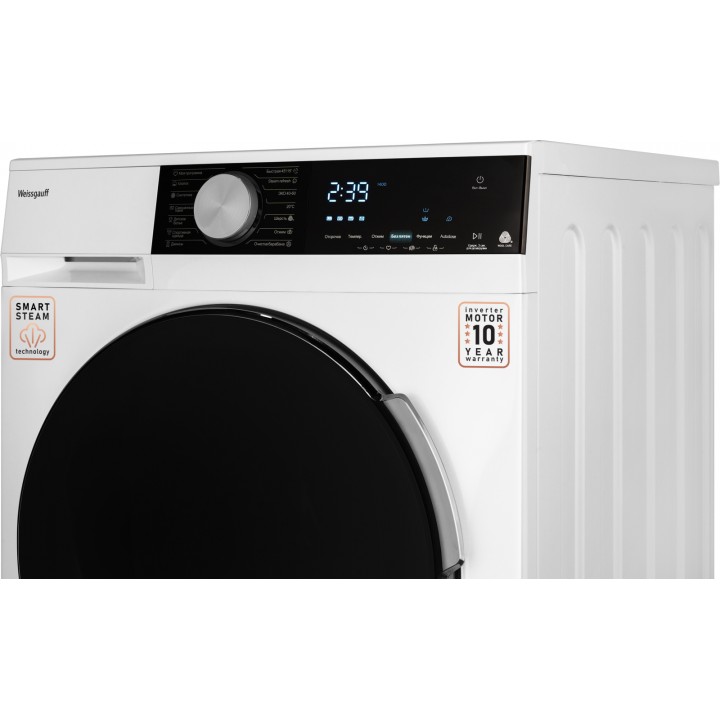 Фото Title Стиральная машина с автодозированием, инвертором и паром Weissgauff WM 56510 Autodose DC Inverter Steam - 14 Фото Alt Стиральная машина с автодозированием, инвертором и паром Weissgauff WM 56510 Autodose DC Inverter Steam - 14