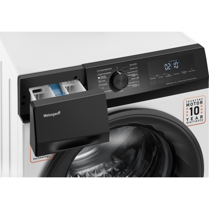 Фото Alt Стиральная машина с инвертором и паром Weissgauff  WM 4947 DC Inverter Steam - 16