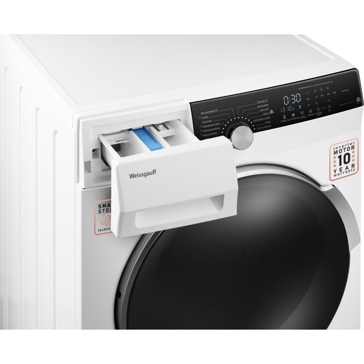 Фото Alt Стиральная машина с инвертором и паром Weissgauff  WM 59412 DC Inverter Steam - 22