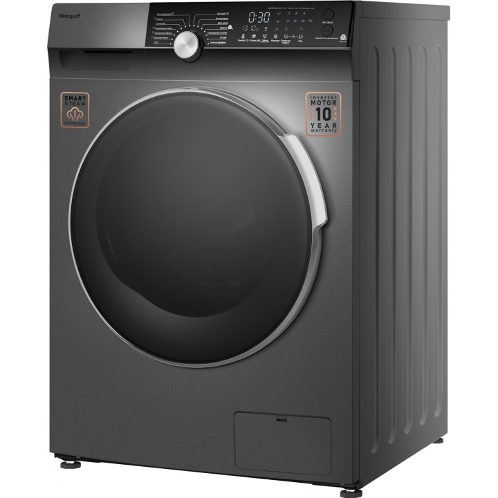 Фото Alt Стиральная машина с инвертором и паром Weissgauff  WM 59412 DC Inverter Steam Silver - 18